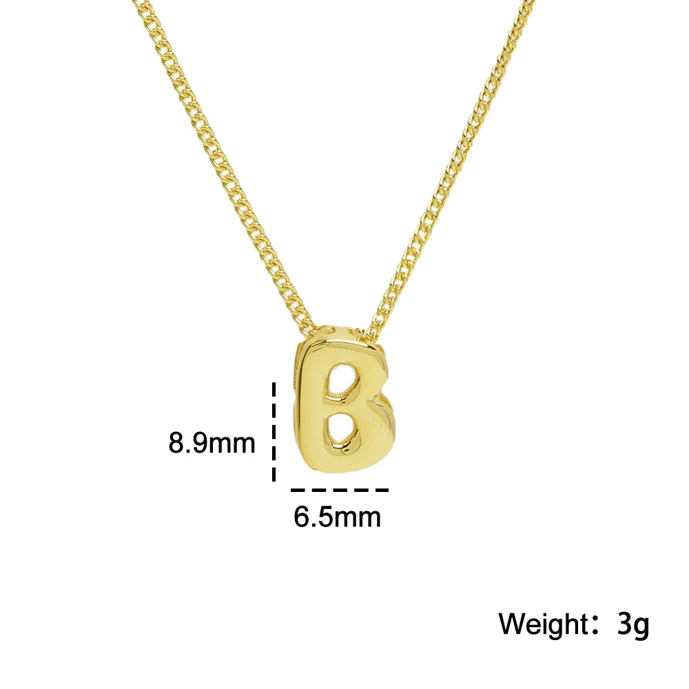 Collana Bubble personalizzabile con una o più lettere