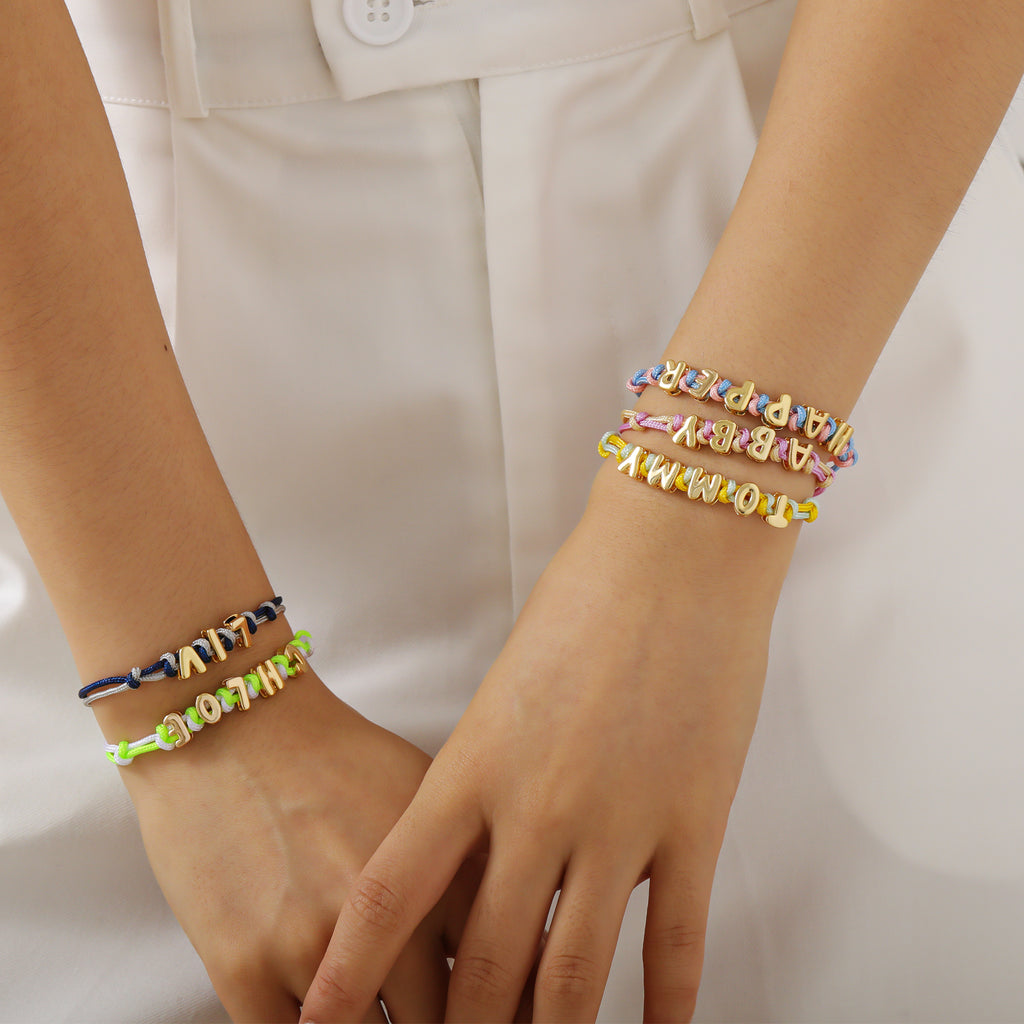 Bubble™ - Bracciale personalizzato con lettere