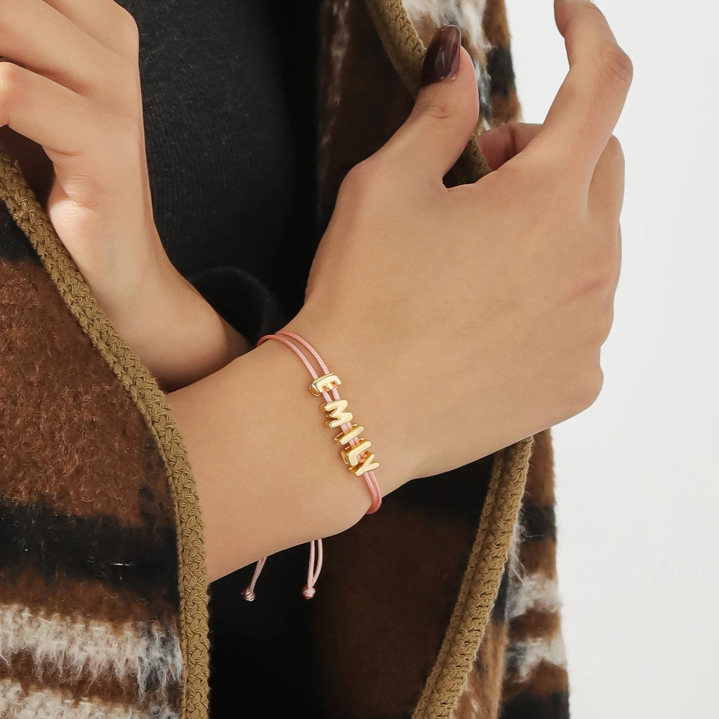Bubble™ - Bracciale personalizzato con lettere