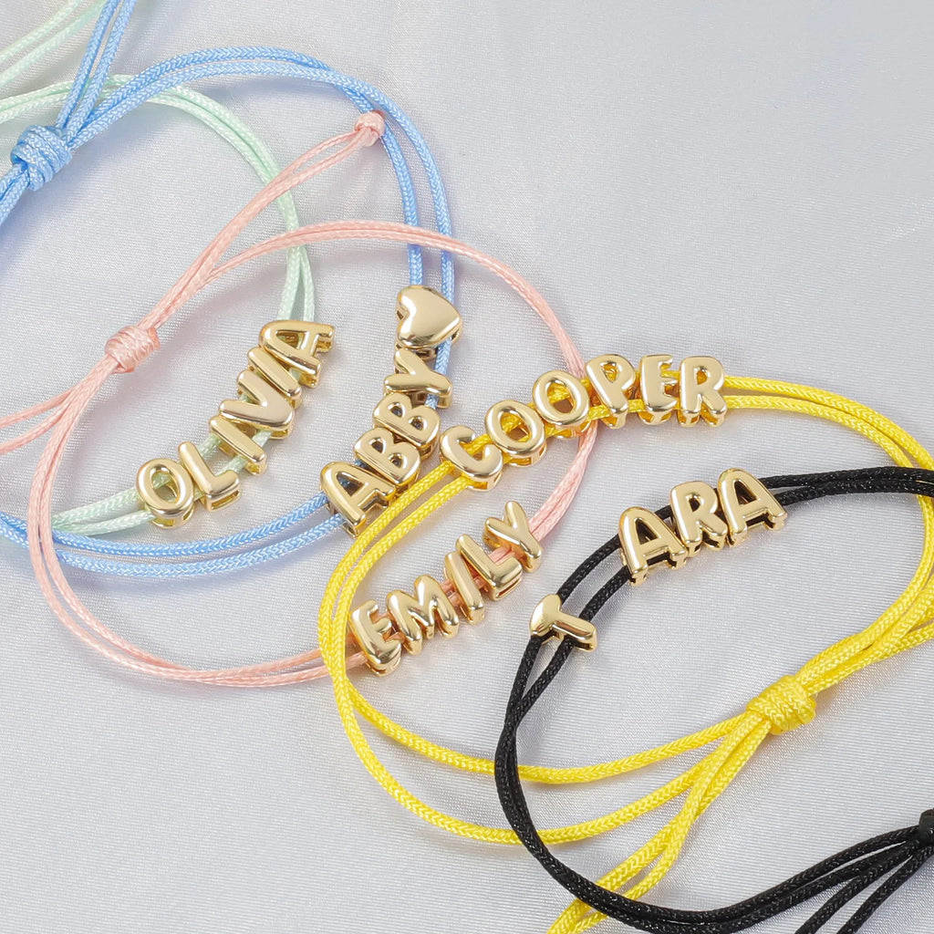 Bubble™ - Bracciale personalizzato con lettere