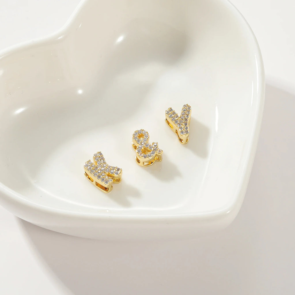 Shine™ - Collana personalizzata con lettere con zirconi