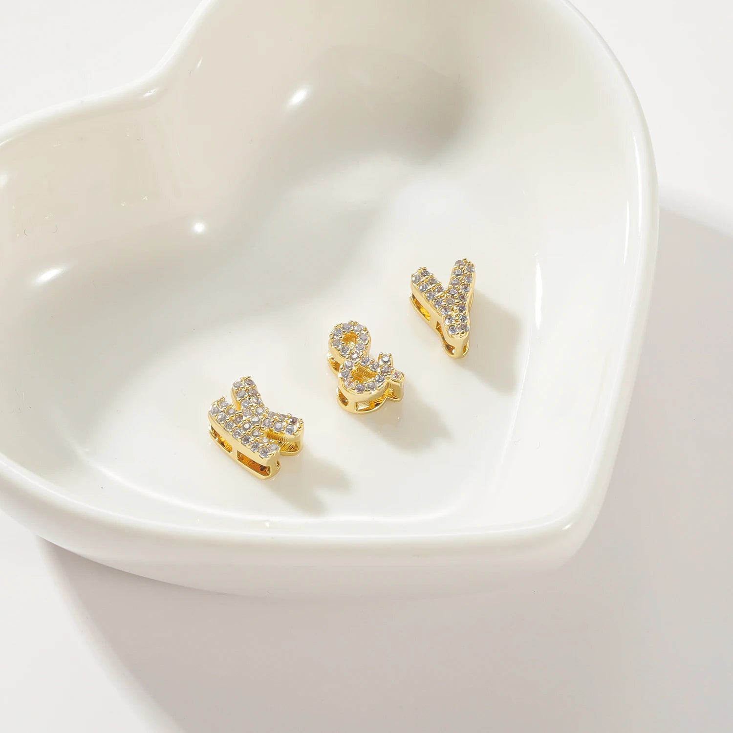 Shine™ - Collana personalizzata con lettere con zirconi