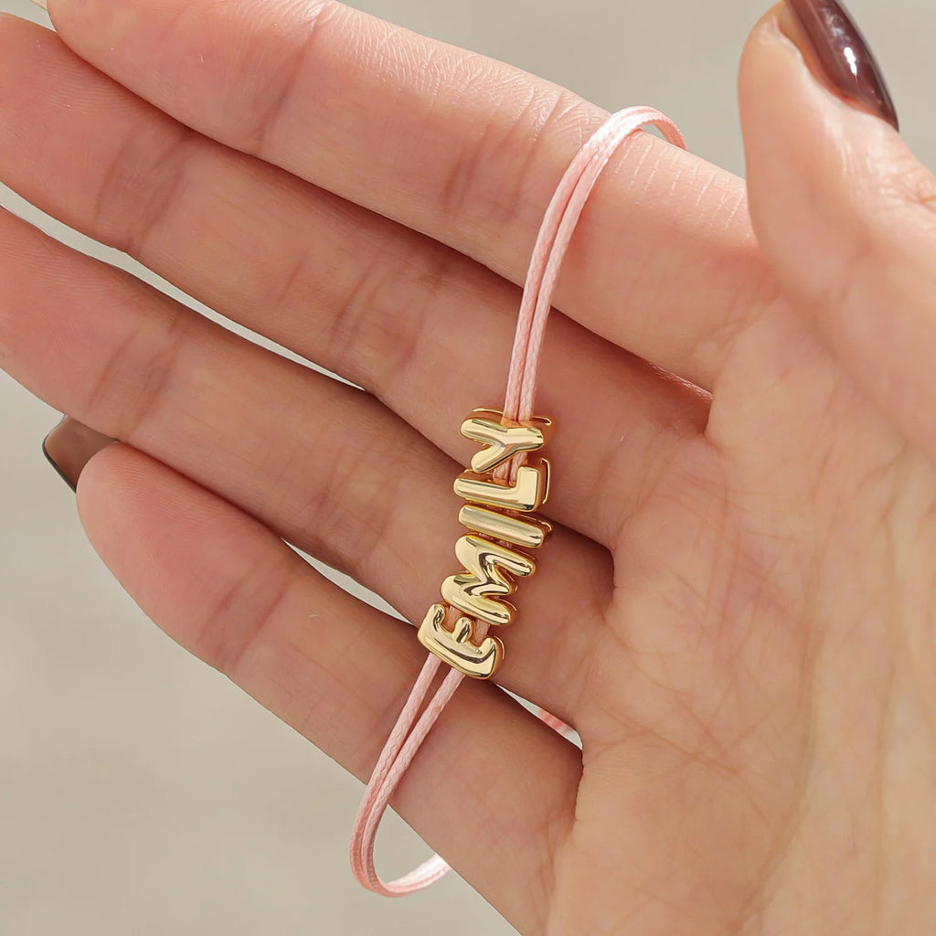 Bubble™ - Bracciale personalizzato con lettere