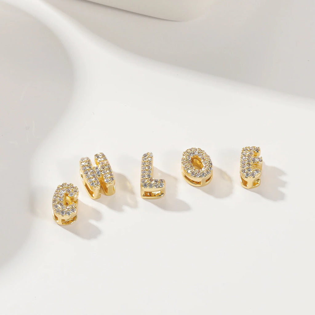 Shine™ - Collana personalizzata con lettere con zirconi