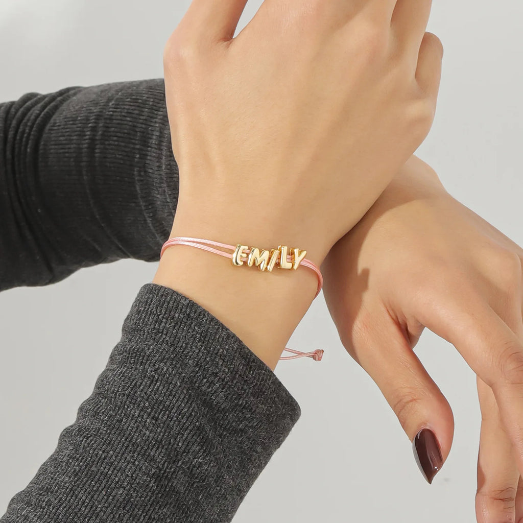 BUNDLE Bubble™ - Collana + bracciale personalizzabili con una o più lettere e cuore