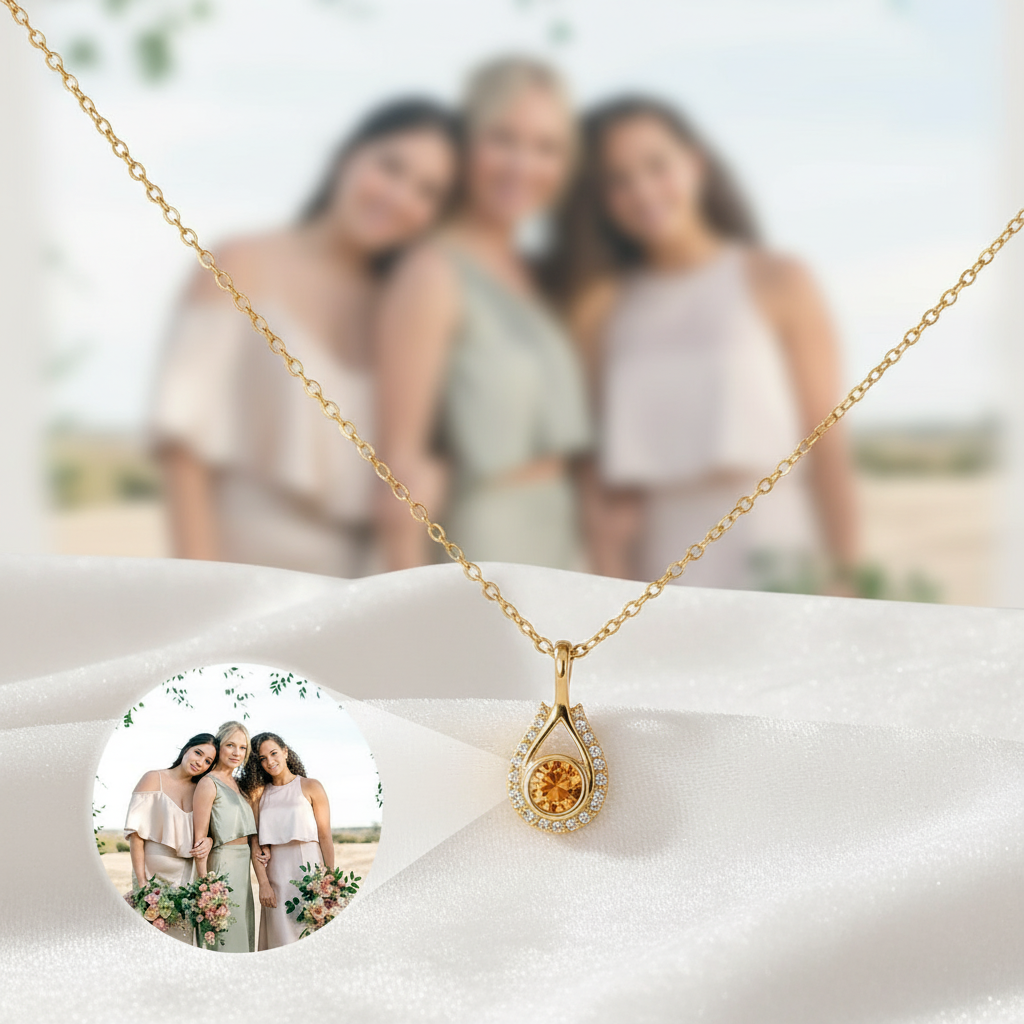 Memory™ - Collana personalizzata con foto nascosta
