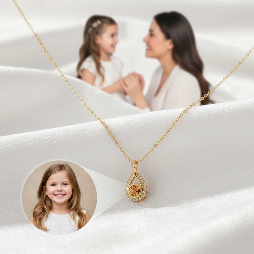 Memory™ - Collana personalizzata con foto nascosta