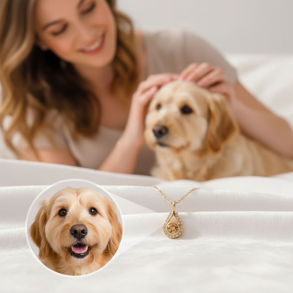 Memory™ - Collana personalizzata con foto nascosta