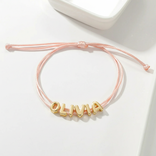 BUNDLE Bubble™ - Collana + bracciale personalizzabili con una o più lettere e cuore