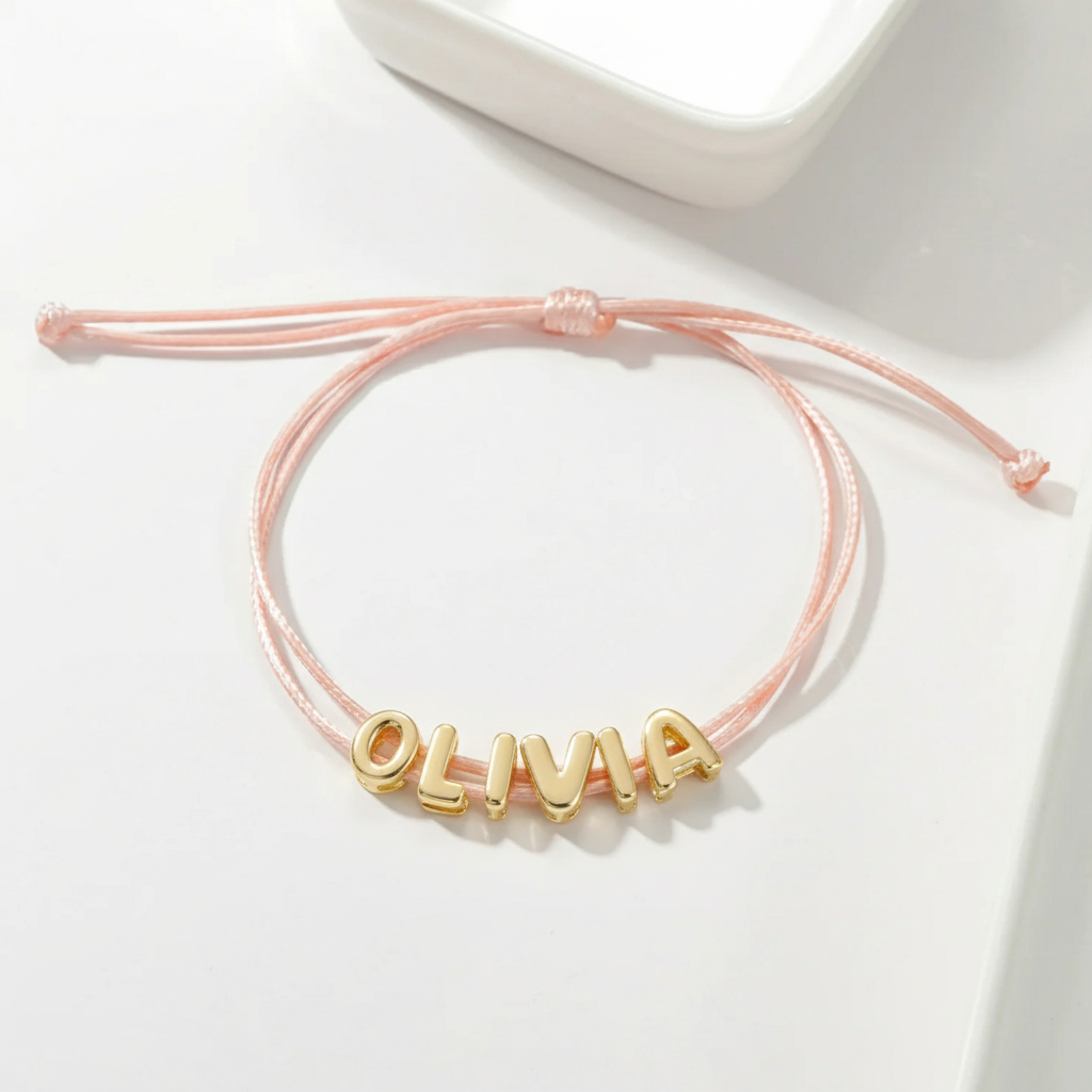 Bubble™ - Bracciale personalizzato con lettere
