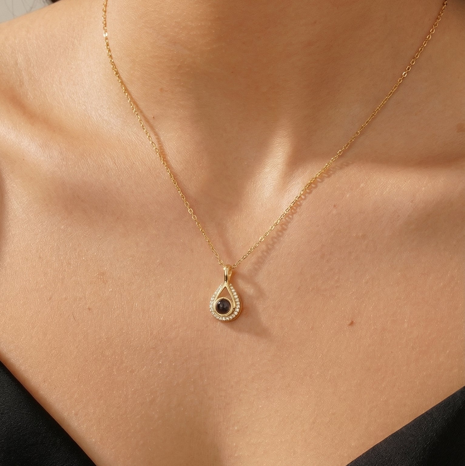 Memory™ - Collana personalizzata con foto nascosta