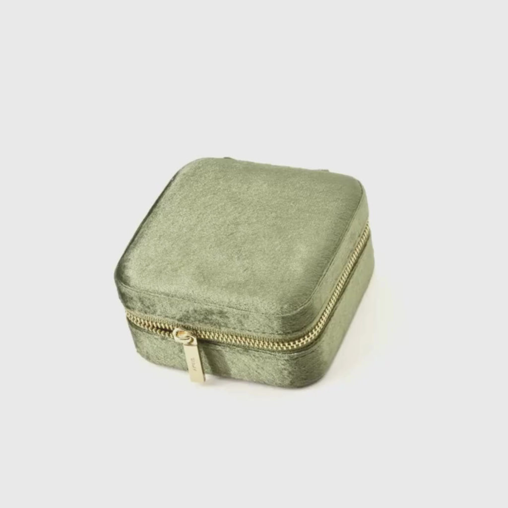 Portagioie da viaggio e da borsa in velluto
