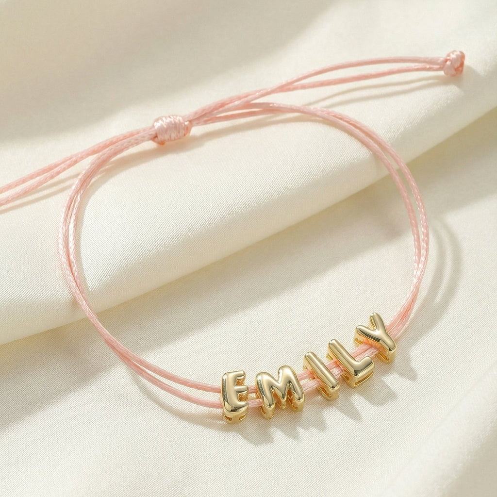 BUNDLE Bubble™ - Collana + bracciale personalizzabili con una o più lettere e cuore