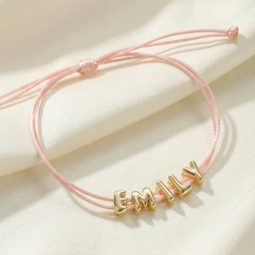 Bubble™ - Bracciale personalizzato con lettere