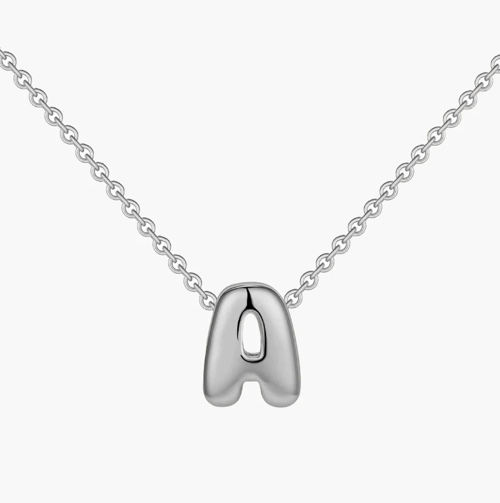 Collana Bubble personalizzabile con una o più lettere
